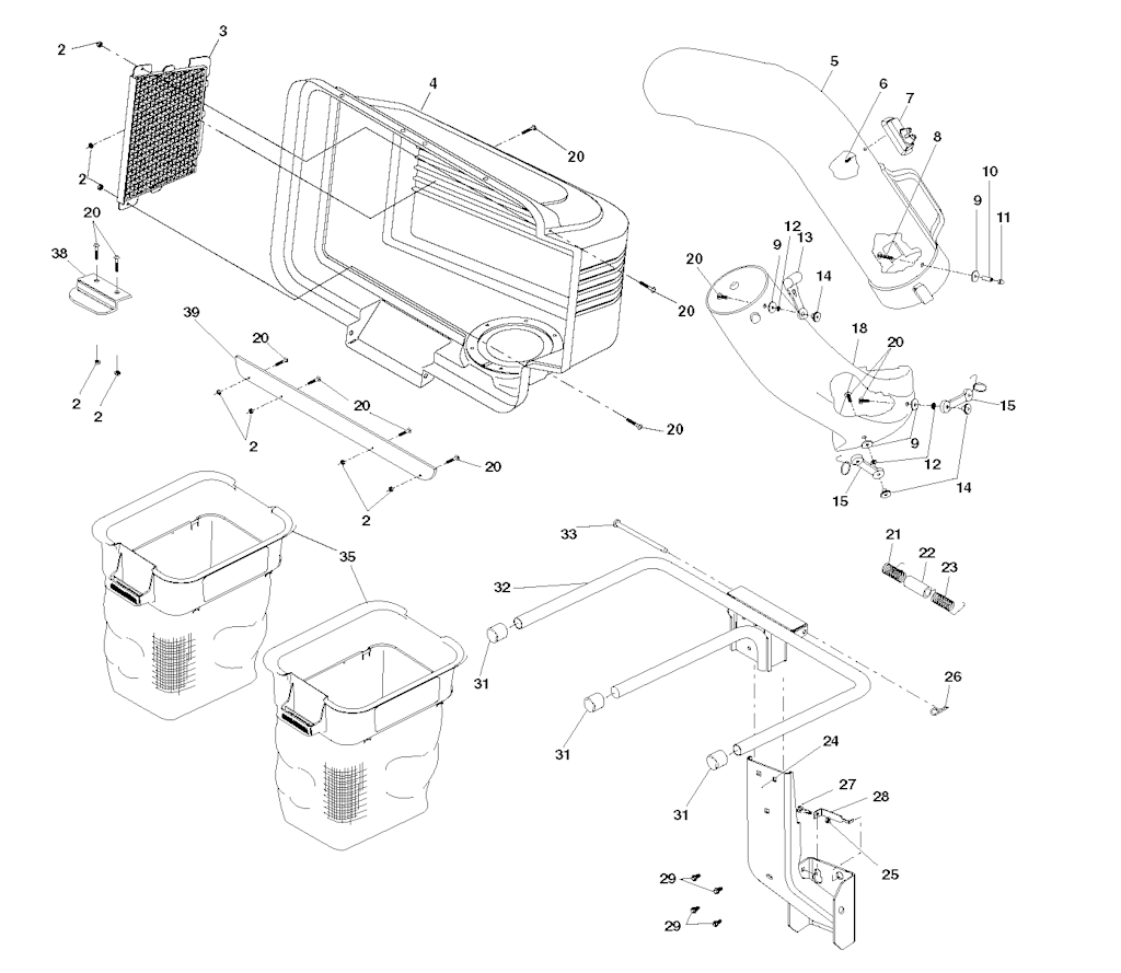 Explosionszeichnung Ersatzteile