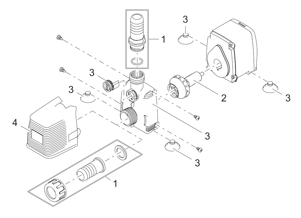 Explosionszeichnung Ersatzteile