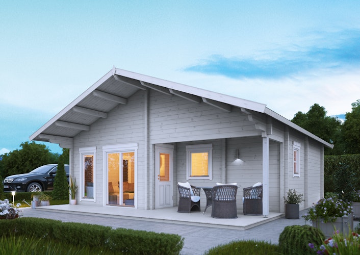 Wolff Finnhaus Gartenhaus Ferienhaus Odenwald 92-A