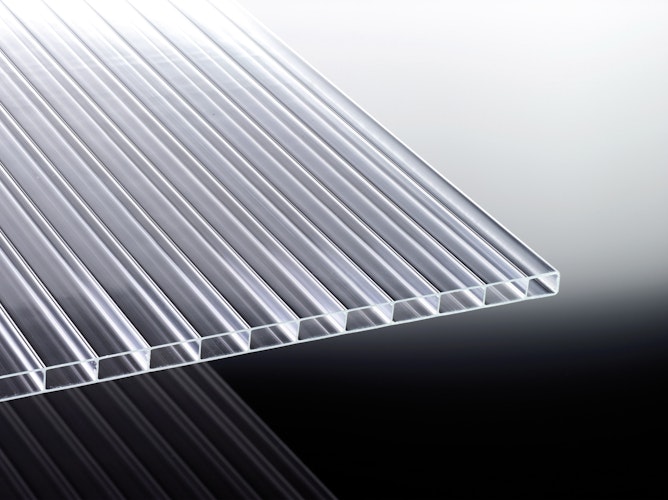 T&J TEJEACRYL STABILO Sonderanfertigung Stegdoppelplatte Glasklar