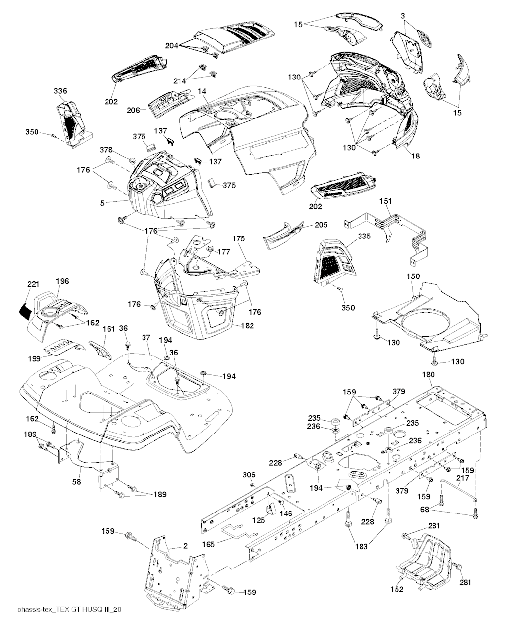 Explosionszeichnung Ersatzteile