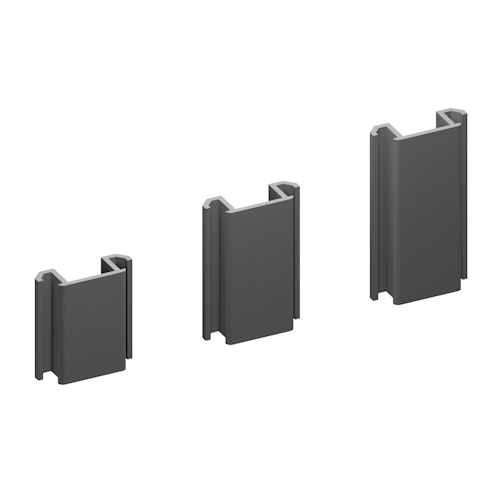 TraumGarten Ersatzteil: Distanz-Set für Basic-/Klemmpfosten und U-Klemmprofil anthrazit