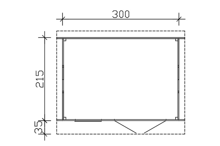 Skan Holz Gartenhaus Solna - 28 mm 