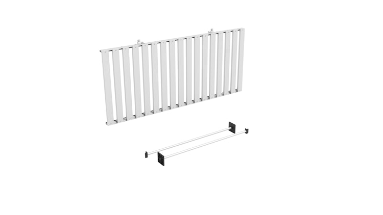 Vitavia abklappbarer Tisch aus Aluminium inkl. Befestigungsmaterial