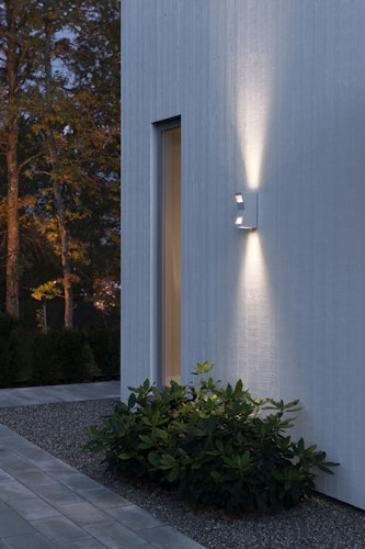 Konstsmide Wandleuchte Potenza, Aluminium, versch. Farben