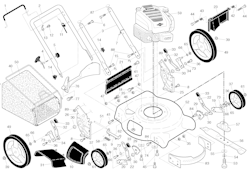 Husqvarna Rasenmäher gelegentliche Nutzung 96135000201 LC 121P