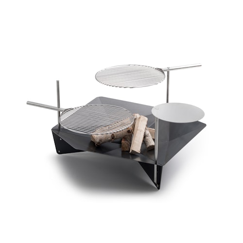 höfats TRIPLE Grillrost Edelstahl Ø45 (mit Stange 40)