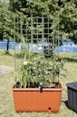 Vorschaubild KHW Pflanzkasten Ambizioso mit Rollen und Spalier