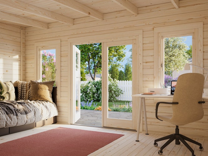 Palmako Gartenhaus Lisa 14,2 m² - 44 mm