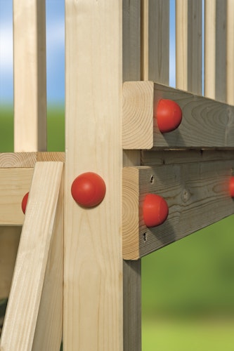 Weka Tabaluga Drachenturm mit Satteldach inkl. Schaukel und Sandkasten