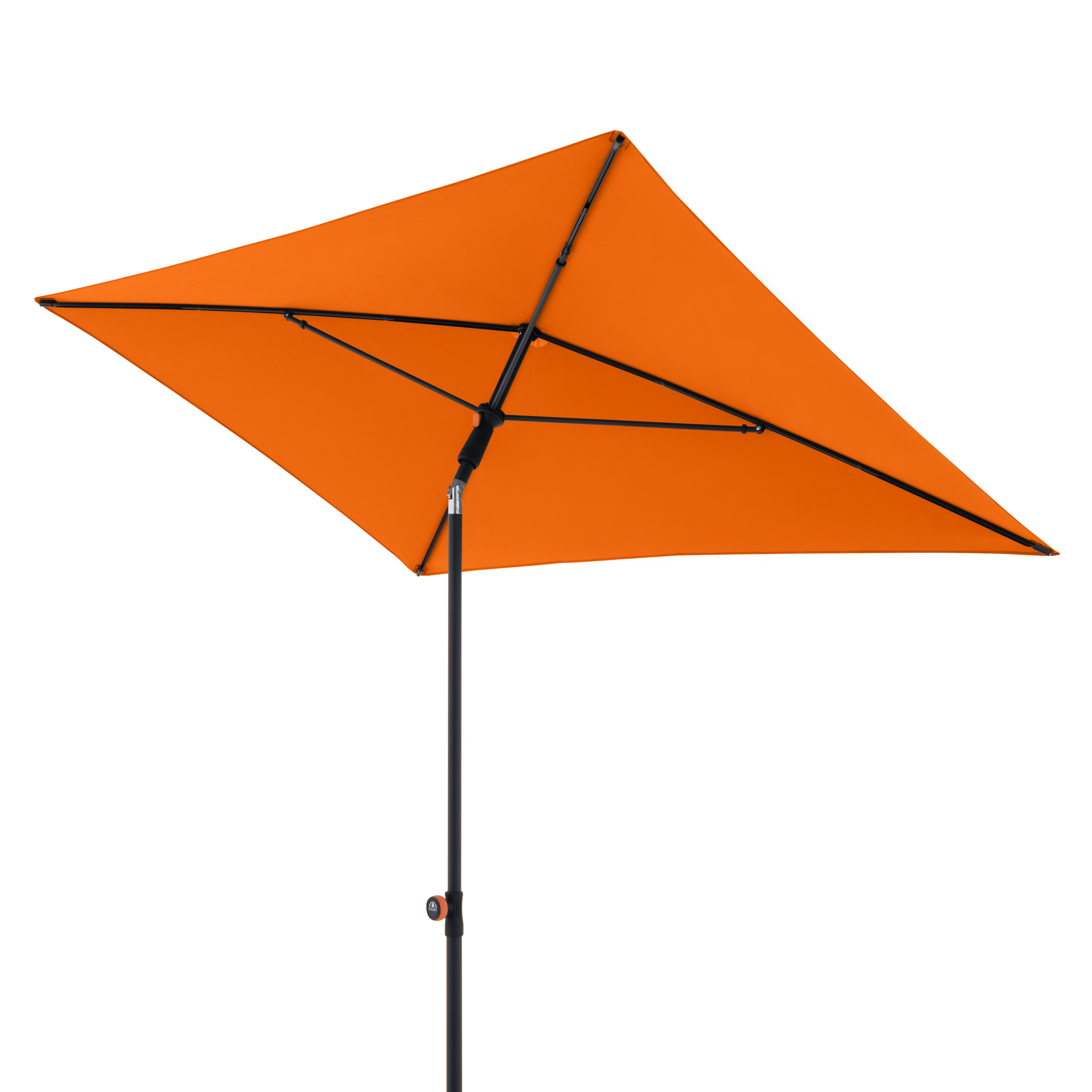doppler Mittelmastschirm myZONE 190 x 125 Manual, Stahl Anthrazit / 100 % Polyester 180 g/m² 