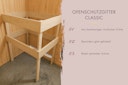 Vorschaubild Karibu Saunahaus Fasssauna Quadro 0 - 38 mm (für 230 Volt Steckdose)