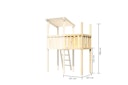 Vorschaubild Akubi Kinderspielturm Anna mit Pultdach inkl. Anbauplattform