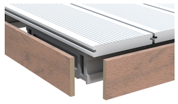 TraumGarten DreamDeck Abschlussleiste Mandel 2000 mmZubehörbild