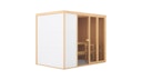 Vorschaubild Bertilo Sauna Model 3 Large white - 58 mm