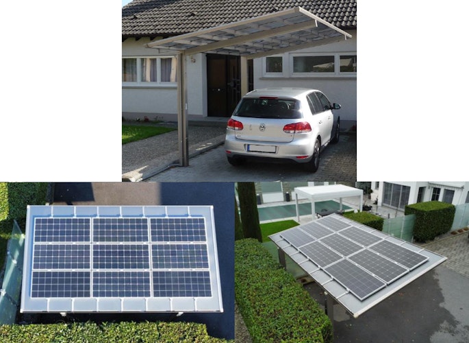 Ximax Solar-Carport Linea Typ 110 495 x 272 cm 