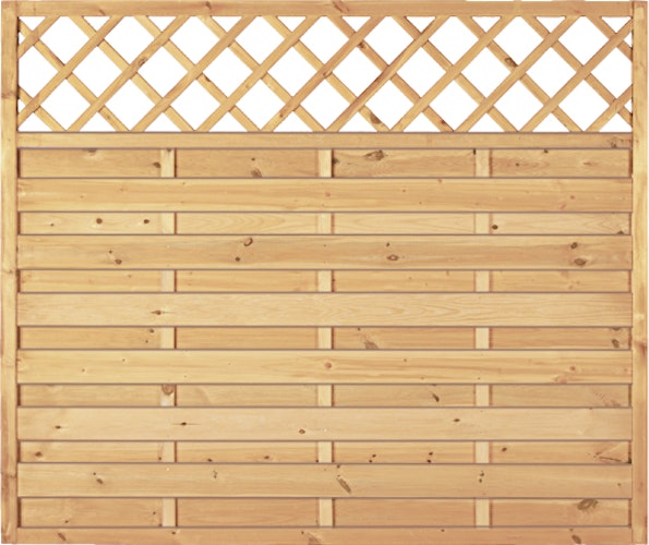 T&J Maxi Massivzaun Ranki 180 x 150 cm
