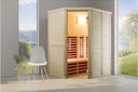 Vorschaubild Infraworld Infrarotkabine TrioSol Natura 148 Ecke inkl. 5-teiligem gratis Zubehörset