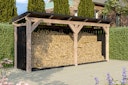 Vorschaubild Skan Holz Holzunterstand Kaminholzlager Holm 2