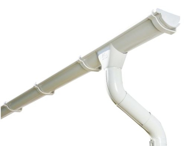 Skan Holz Metall Regenrinnen-Set für Terrassenüberdachungen / Anlehncarports