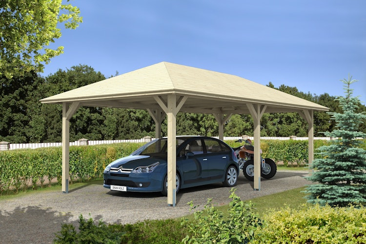 Skan Holz Carport Taunus 439 x 786 cm