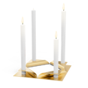 Vorschaubild höfats Kerzenhalter SQUARE CANDLE gold