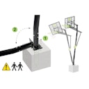 Vorschaubild EXIT Basketballkorb Galaxy Inground Basket