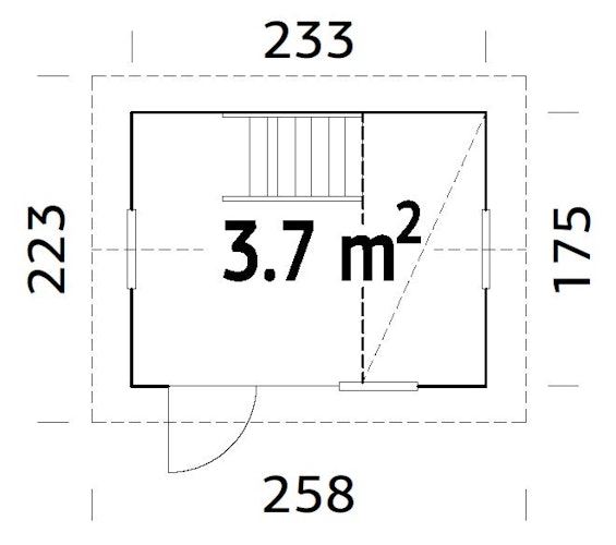 Palmako Kinderspielhaus Grete 3,7 m²