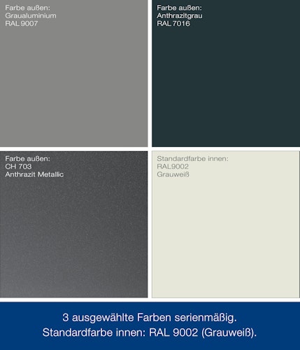 Hörmann Metall-Gerätehaus Juno JPD mit Pultdach