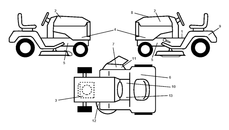 Husqvarna Gartentraktoren 96041001708 LT151