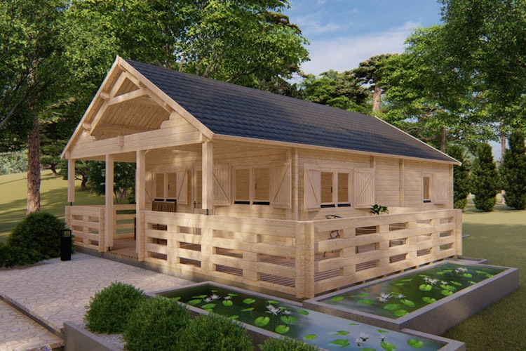 Wolff Finnhaus Ferienhaus Grimstad 48 - 68 mm