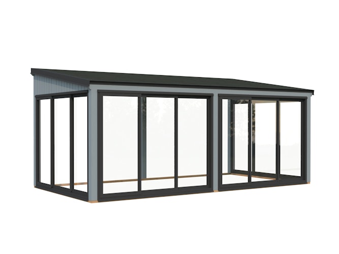 Palmako Glashaus Lumi 16,2 m² (Wintergartenanbau) - Slide