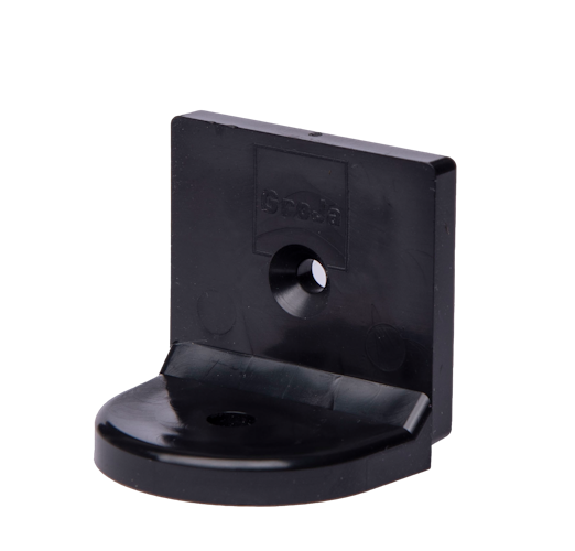 GroJa SYSTEM Befestigungswinkel Schwarz VE 10