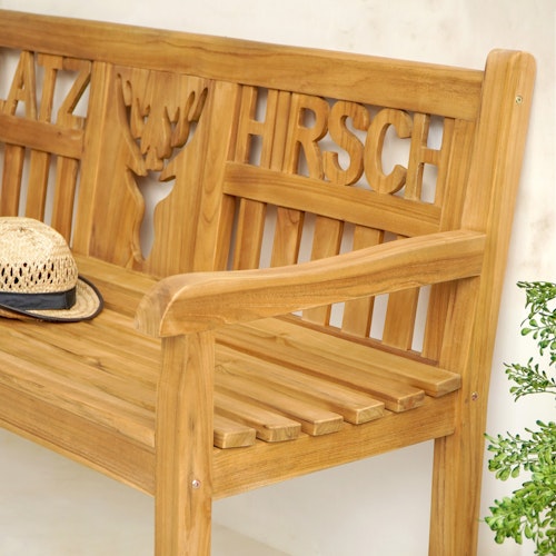 Garden Pleasure Bank PLATZHIRSCH, Teak