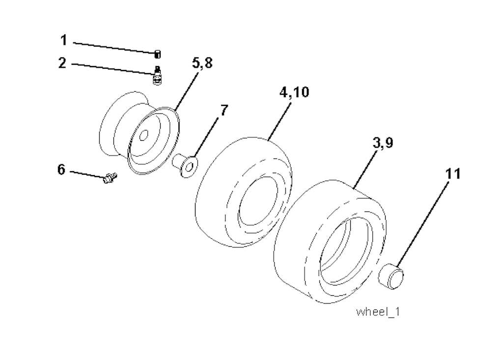 Explosionszeichnung Ersatzteile