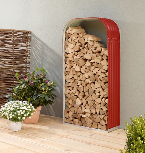 Vitavia Kaminholzregal Lignum Hoch B 99 x T 40 x H 200 cm