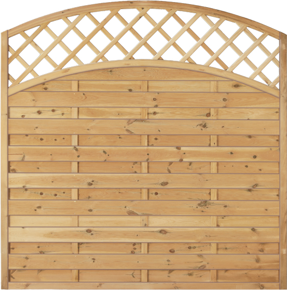 T&J MAXI DOPPELBOGEN 1 Lamellenzaun 180 x 180/160 cm 