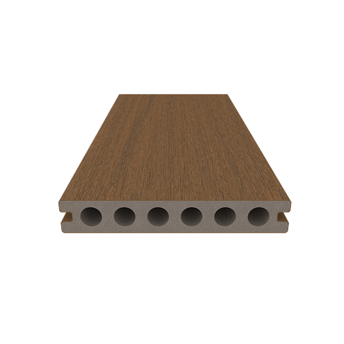 NewTechWood Deluxe Vintage WPC-Terrassendiele Hohlkammer Teak  23 x 138 mm