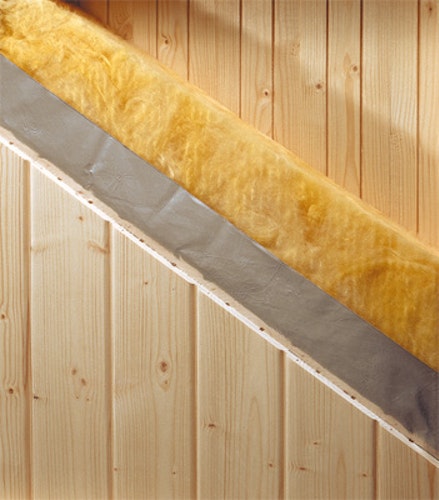 Weka Blockbohlen Saunahaus Kurikka inkl. Elementsauna 28/68 mm