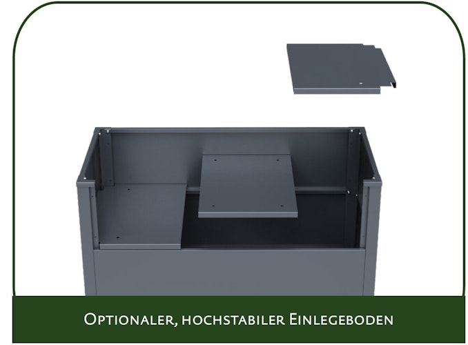 KGT Hochbeet UrbanGrow M - B 101 x T 51 x H 78 cm