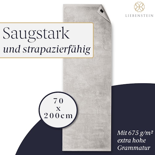 Liebenstein Saunahandtuch 2er Set - 70 x 200 cm - 625 g/m²