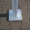 Vorschaubild KGT Aufschraub-Set für Aluminium Carports Weser und Elbe im Austausch mit Einspannhülsen