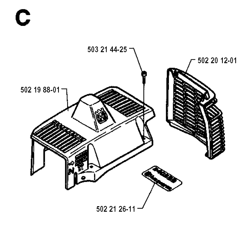 Explosionszeichnung Ersatzteile