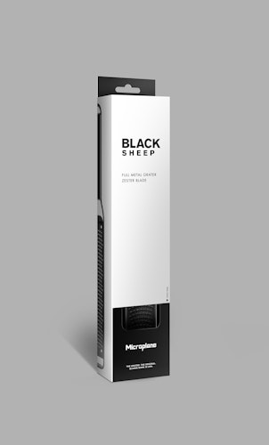 Microplane Zester BLACK SHEEP Black Steel