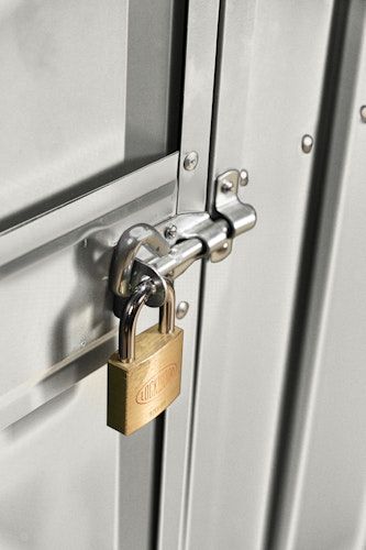 Globel Zusatzschwingtür 176x66 cm, silber metallic, für Skillion, Lean To, Dream