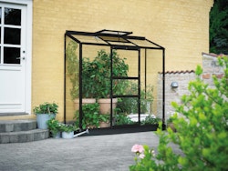 Halls Gewächshaus Altan - 0,91 m² / 1,33 m² Farbe: Schwarz