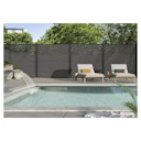 Vorschaubild T&J MALCHOW WPC Steckzaunset 180 x 180 cm, Anthrazit