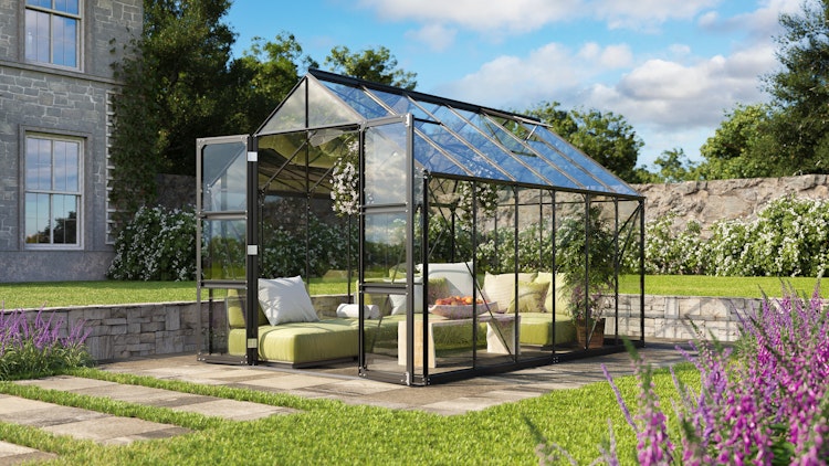 Vitavia Gewächshaus Domus 9900 inkl. 4 Dachfenstern - 9,9 m²