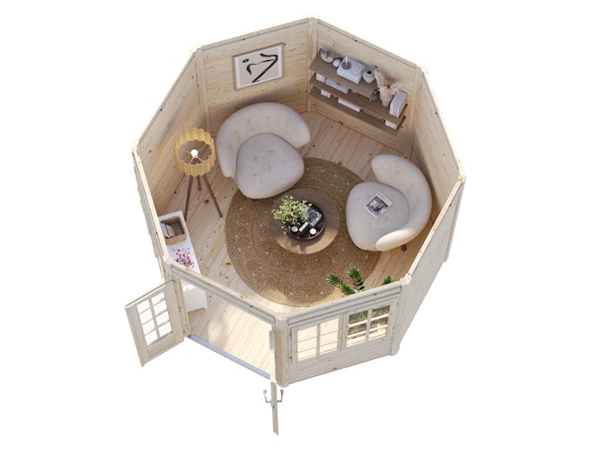 Palmako Pavillon Veronica 2 6,7 m² - 28 mm