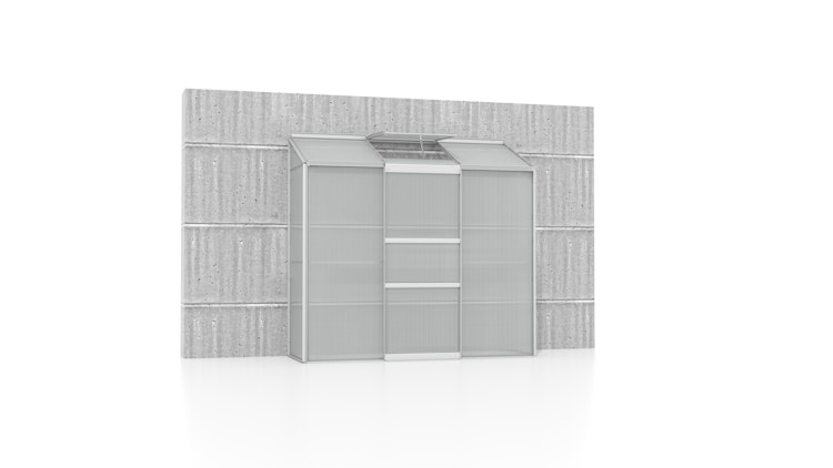 Vitavia Gewächshaus Styx/Ida 1300 inkl. 1 Dachfenster - 1,3 m²